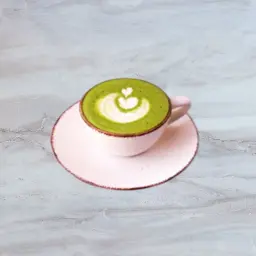 ماتشا لاتيه حار